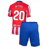 Atletico Madrid Axel Witsel #20 Domáci Detský futbalový dres 2024-25 Krátky Rukáv (+ trenírky)